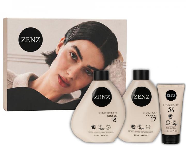D�rkov� sada pro hydrataci a zm�k�en� such�ch a kudrnat�ch vlas� Zenz Cactus