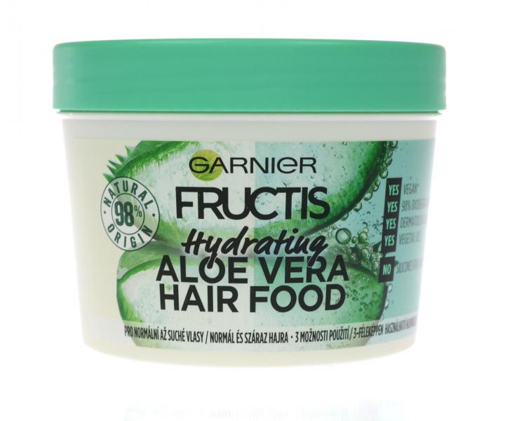 Vyživující maska na normální a suché vlasy Garnier Fructis Aloe Vera Hair Food - 390 ml
