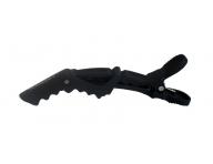 Gumové klipsy do vlasů Toni&Guy - pružné 11,5 cm - 6 ks černé