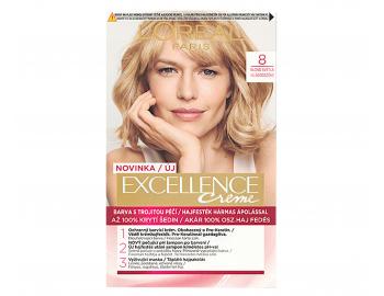 Permanentní barva Loréal Excellence 8 blond světlá