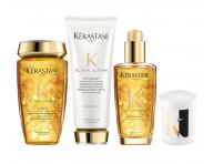 Sada pro v�echny typy vlas� K�rastase Elixir Ultime - �ampon, p��e, olej + sv��ka ZDARMA