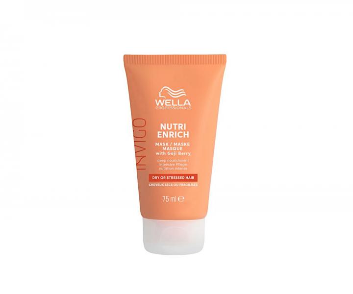 Maska pro suché a poškozené vlasy Wella Invigo Nutri Enrich - 75 ml