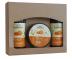 T�lov� �ada p��e o t�lo Green Pharmacy Body Care s manukov�m medem a olivov�m olejem - d�rkov� sada - sprchov� gel + cukrov� peeling + t�lov� ml�ko