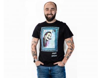 Triko s krtkm rukvem Crazy Scissors Salvador Dal - ern, M