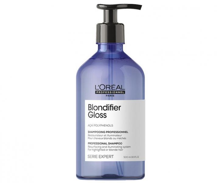Rozjasňující šampon pro blond vlasy Loréal Professionnel Serie Expert Blondifier Gloss - 500 ml