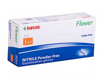 Jednorázové nitrilové rukavice Batist Flower 100 ks - L