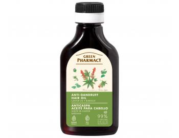 Olej proti lup�m s ricinov�m olejem a lopuchem Green Pharmacy Anti-Dandruff Hair Oil - 100 ml
