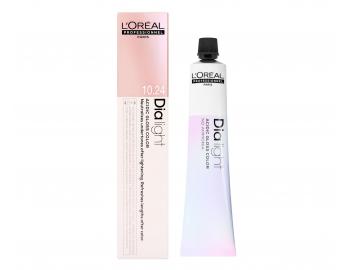 Přeliv na vlasy Loréal Professionnel Dialight 50 ml - odstín 10.24 blond velmi velmi světlá duhová měděná