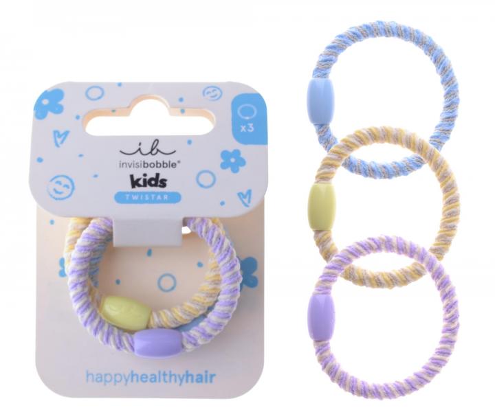 Sada ozdobn�ch gumi�ek do vlas� Invisibobble Kids Twistar Dreamy Braids - 3 ks