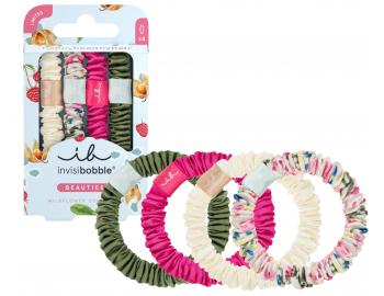 Ozdobn� sat�nov� gumi�ky Invisibobble Beauties Wildflower Blossom Dreams - 4 ks