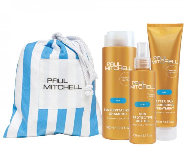 Sada pro vlasy nam�han� sluncem Paul Mitchell Sun Trio + stahovac� vak Paul Mitchell zdarma