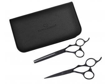 Sada kade�nick�ch n��ek 5,75" a efila�n�ch n��ek 6,35" SilkCut Pro Matt Black Olivia Garden