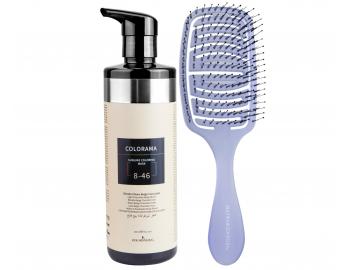 Semi-permanentn regeneran maska Klral Colorama 8.46 - 500 ml, svtl okoldov blond + kart zdarma