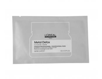Maska pro barven� a po�kozen� vlasy Lor�al Professionnel Serie Expert Metal Detox - 15 ml (bonus)