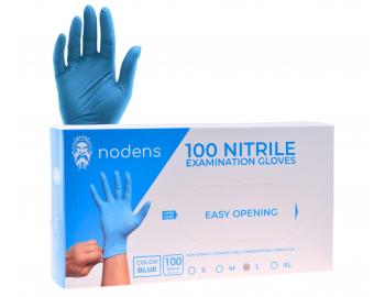 Nitrilové rukavice Nodens Nitrile Examination Gloves - 100 ks, modré, velikost L