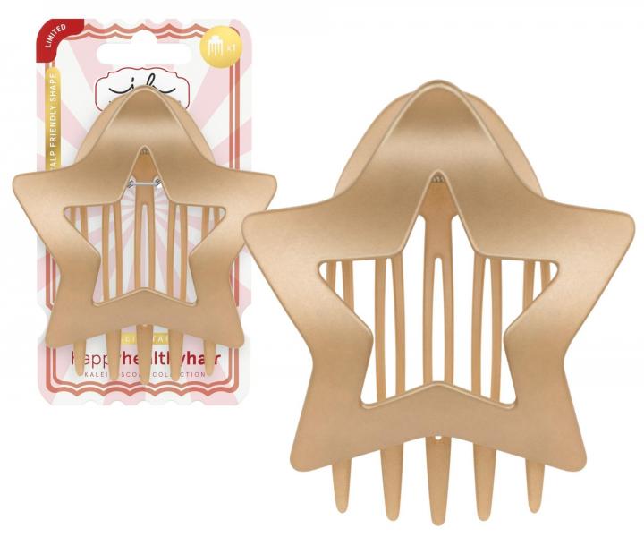 Sk�ipec do vlas� Invisibobble Clipstar Kaleidoscope Main Act - matn� zlat�