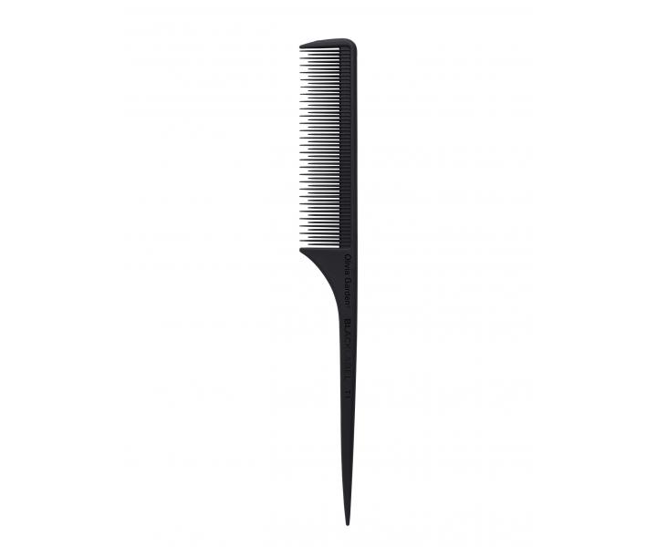 Karbonový hřeben na vlasy Olivia Garden Black Label Comb T1 - 23 cm