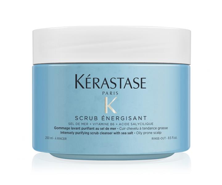 Čistící peeling pro mastnou pokožku hlavy Kérastase Scrub Énergisant - 250 ml