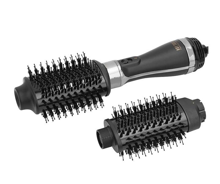 Oválný horkovzdušný kartáč na vlasy Hot Tools Black Gold Volumiser Set - rozbalené