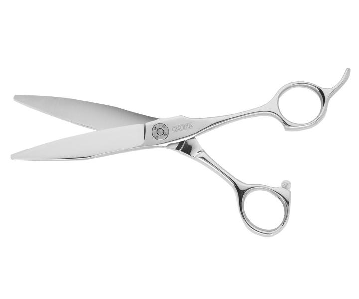 Kadeřnické nůžky Sibel Cisoria Luxury OX625 6,25" - stříbrné