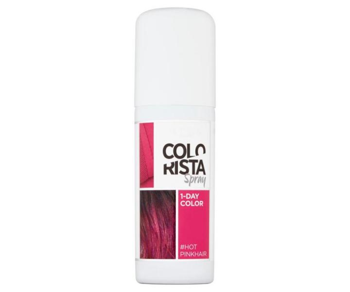 Barevný sprej Loréal Colorista Hot Pink - 75 ml, růžová
