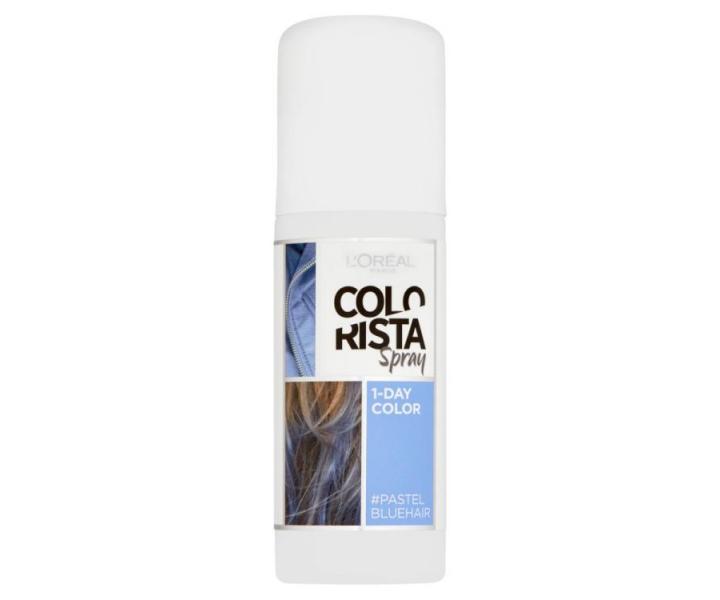 Barevný sprej Loréal Colorista Pastel Blue - 75 ml, pastelová modrá