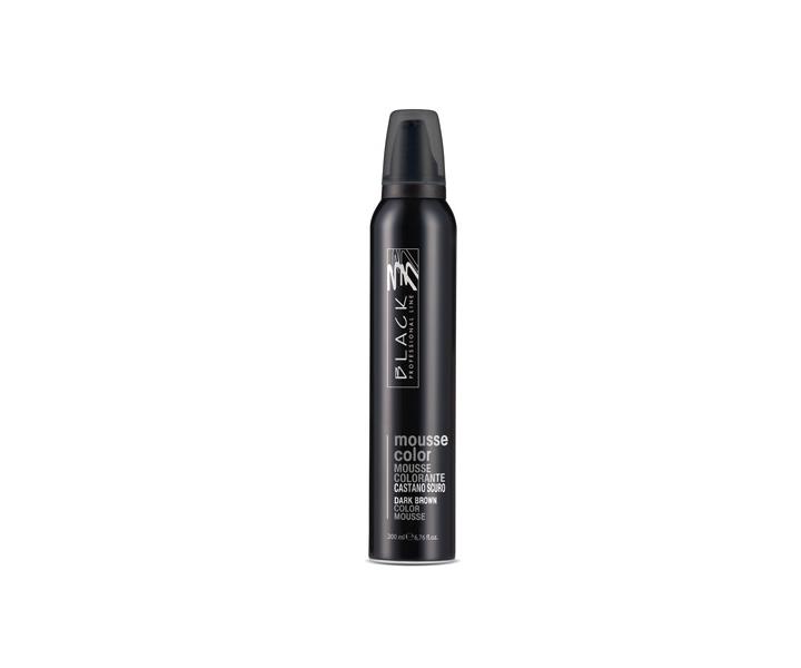 Barevn pnov tuidlo Black Mousse Color - 200 ml, tmav hnd