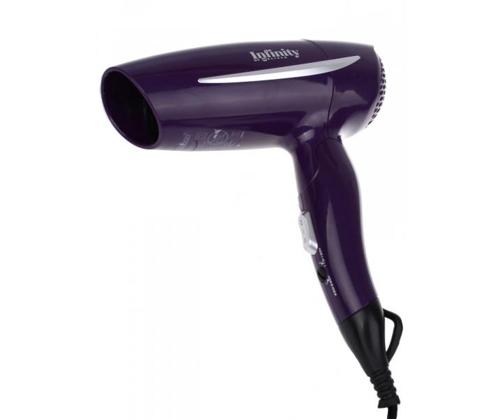 Cestovní fén na vlasy Melissa Infinity - fialový, 1100 W
