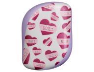 Kart na vlasy Tangle Teezer Compact - Girl Power, bl/fialov