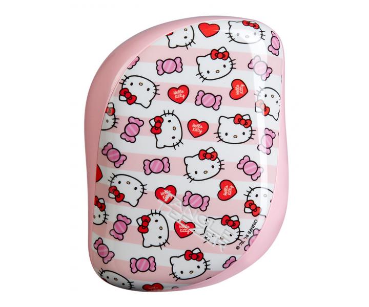 Kart na vlasy Tangle Teezer Compact - Hello Kitty Candy Stripes, rov