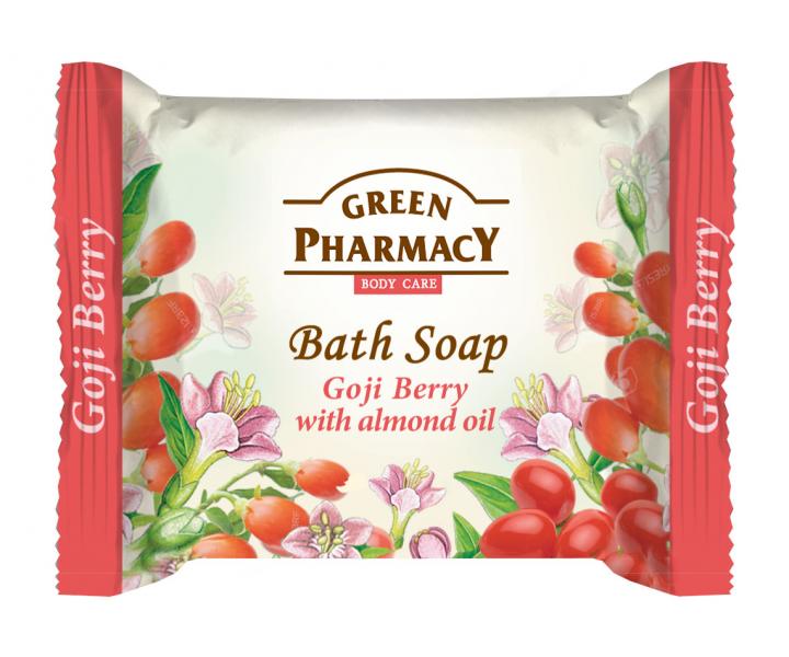Toaletní mýdlo na ruce s mandlovým olejem Green Pharmacy Goji - 100 g