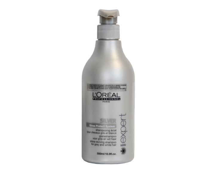 ampon pro lesk blch a odbarvench vlas Loral Silver - 500 ml