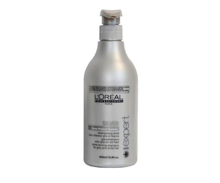 �ampon pro lesk b�l�ch a odbarven�ch vlas� Lor�al Silver - 500 ml