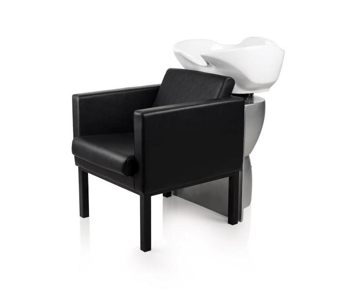 Kadeřnický mycí box Detail Duo standard, černý - II. jakost - oděrky na korpusu