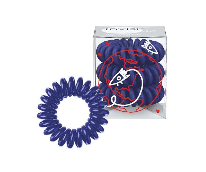 Spirálová gumička do vlasů Invisibobble Universal Blue - modrá