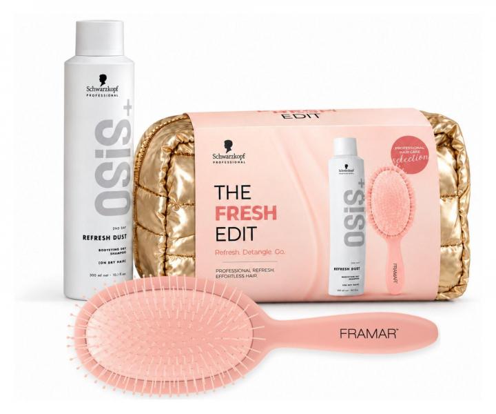 D�rkov� sada pro okam�it� objem vlas� a snadn� roz�es�v�n� Schwarzkopf Professional The Fresh Edit + kosmetick� ta�ka zdarma