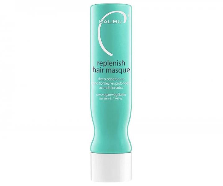 Intenzivn regeneran maska pro such a pokozen vlasy Malibu C Replenish Hair Masque - 266 ml
