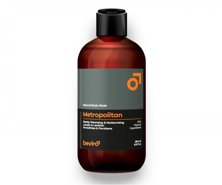 Prodn sprchov gel pro mue Beviro Metropolitan Natural Body Wash - 250 ml