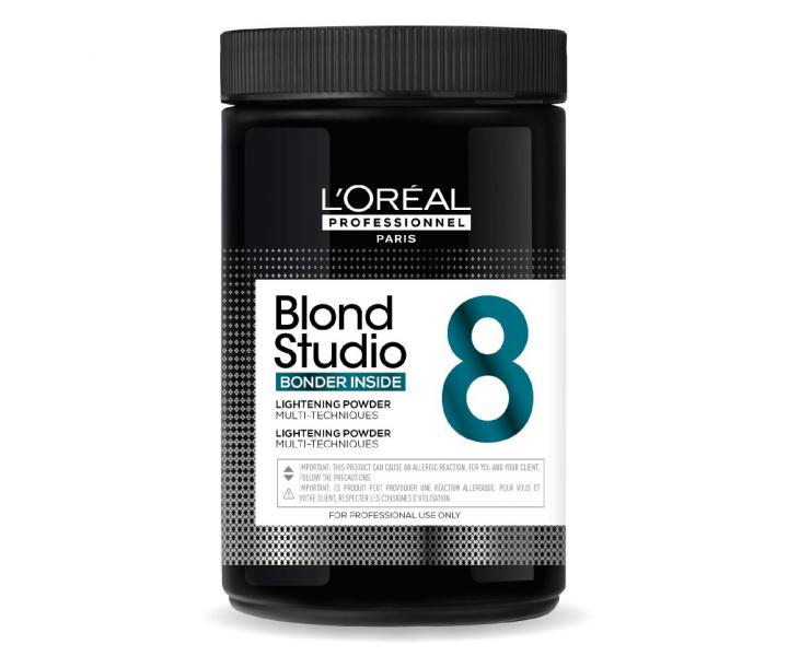 Zesvětlující pudr s ochranou vazeb Loréal Blond Studio 8 Multi-Techniques Bonder Inside - 500 g