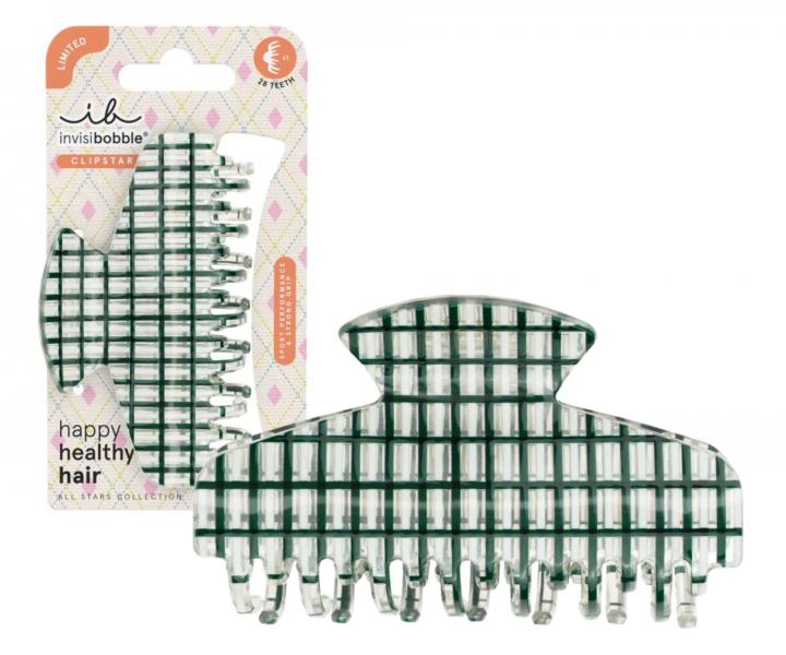 Sk�ipec do vlas� Invisibobble Clipstar L All Stars Country Club Crush - k�rovan� zelen�