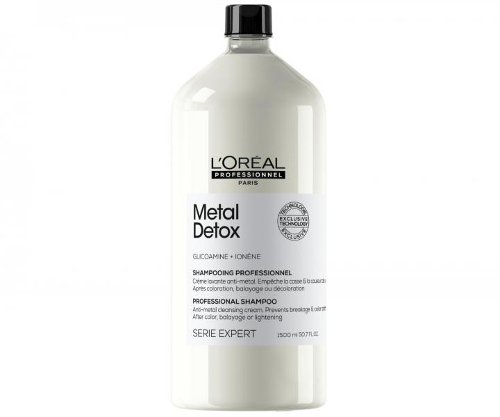 ampon pro barven a pokozen vlasy Loral Professionnel Serie Expert Metal Detox - 1500 ml