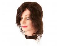Cvin hlava s prodnmi vlasy Eurostil Profesional - katanov hnd, 20-30 cm