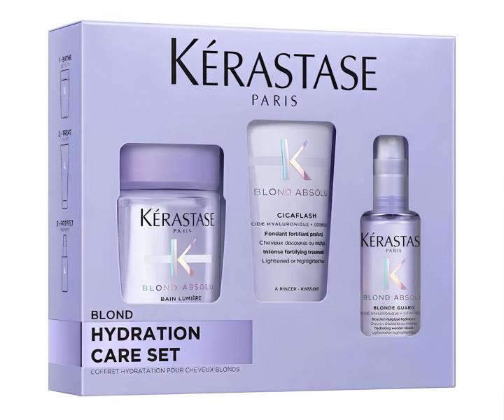 D�rkov� cestovn� sada pro blond vlasy K�rastase Blond Absolu Hydration Care Set