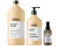 Sada pro such� a po�kozen� vlasy Lor�al Professionnel Serie Expert Absolut Repair + p��pravn� p��e 100 ml zdarma
