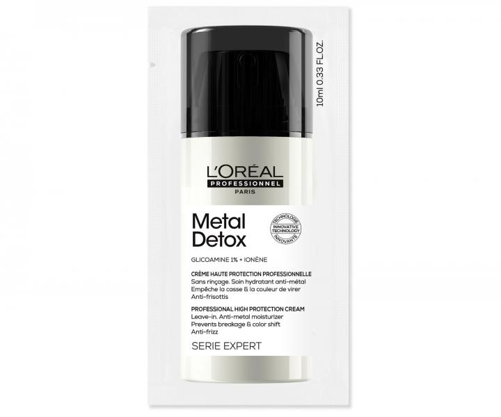 Ochrann� kr�m proti usazov�n� kovov�ch ��stic Lor�al Professionnel Serie Expert Metal Detox - 10 ml (bonus)