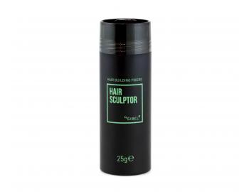 Pudr pro zakrytí řídnoucích vlasů plnitelný Sibel Hair Building Fibers - černá, 25g