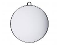 Kruhov zrcadlo Mila Technic - 28 cm, stbrn