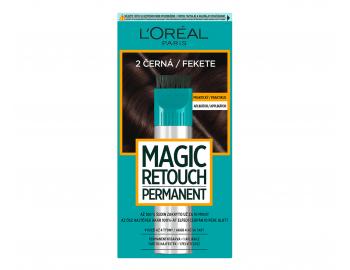 Permanentní barva na odrosty a šediny Loréal Magic Retouch Permanent - odstín 2, černá