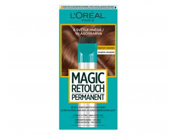 Permanentní barva na odrosty a šediny Loréal Magic Retouch Permanent - odstín 6, světle hnědá