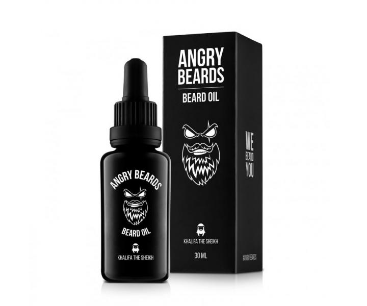 Vyživující olej na vousy Angry Beards Khalifa The Sheikh - 30 ml - expirace